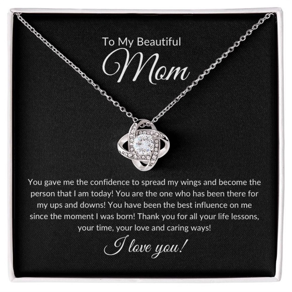Jewelry - TO MY BEAUTIFUL MOM NECKLACE SOFT BOX GIFT HOLIDAY BIRTHDAY MOTHER’S DAY